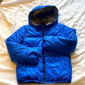 Abercrombie kids royal blue coat , size 11/12